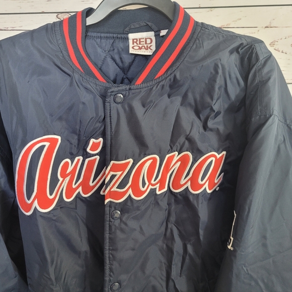 Vintage University of Arizona Baseball Jacket Size L NWT - Picture 2 of 7